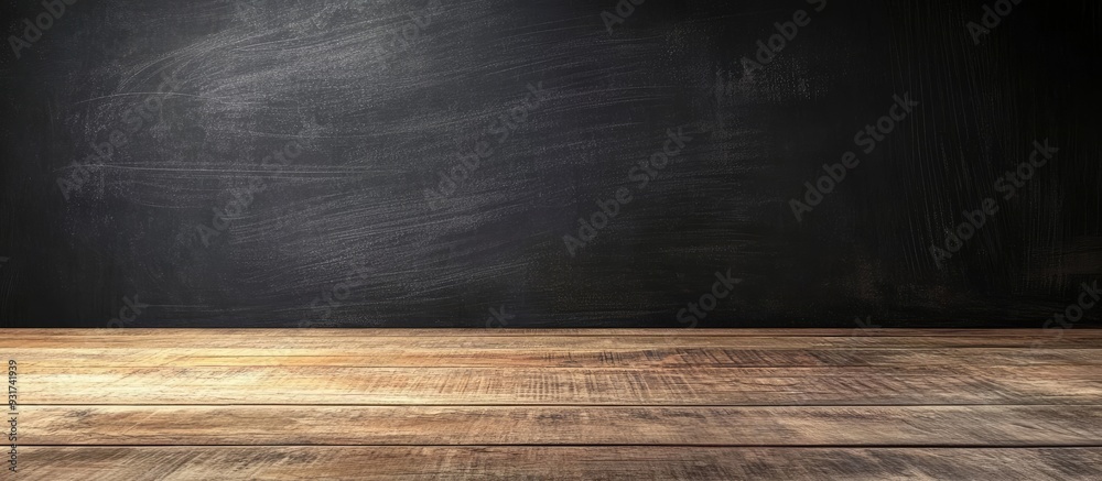 Poster blackboard write beginning. with copy space image. Place for adding text or design