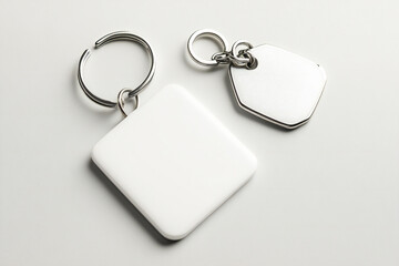 Fototapeta premium Square blank keychain