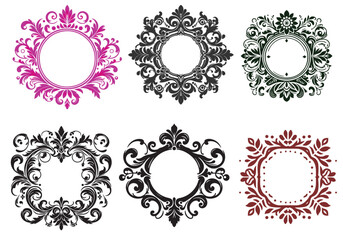 Luxury decorative frame or decorative photo frame design. Customizable