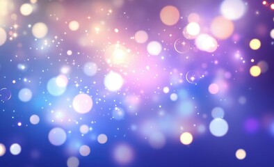 Fototapeta premium Abstract blurred background with bokeh lights and sparkles.