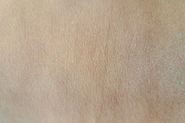 Skin texture of a white man, close-up.