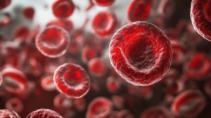 The formation of red blood cells occurs within the bone marrow, essential for oxygen transport in the bloodstream