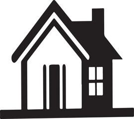 home vector illustration silhouette artwork