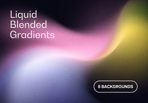 Blended Gradient Backgrounds Mockup