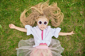 carefree little girl