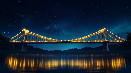 Fototapeta premium golden gate bridge at night