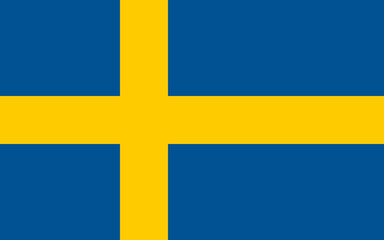 Obraz premium Flag of Sweden