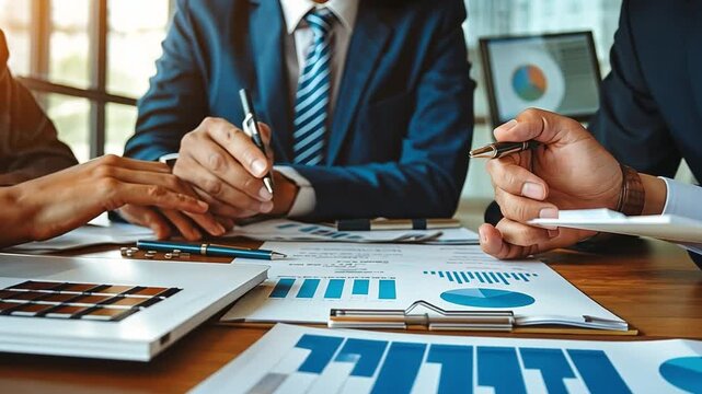 A real estate broker or sales representative advising a client on the purchase of a home and drafting a contract. Concept of home loans