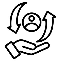 Obraz premium Customer Retention Icon