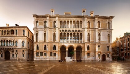 Obraz premium Venetian Elegance: Experiencing Sophistication within Timeless Architectural Beauty