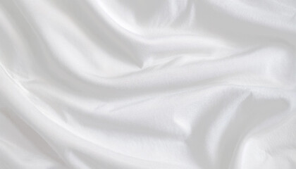 Obraz premium Close up white fabric texture background for design