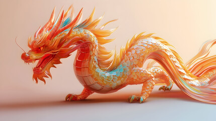Chinese zodiac dragon. Chinese lunar new year celebration