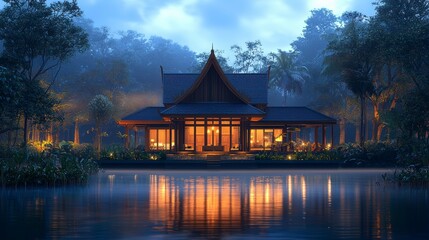 Obraz premium Jungle Retreat