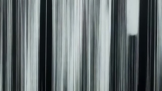Minimalist Black and White Lines with shifting motion