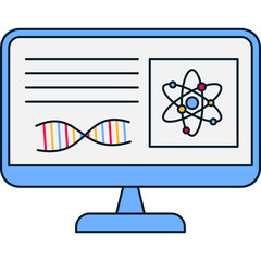 Bioinformatics Flat Icon