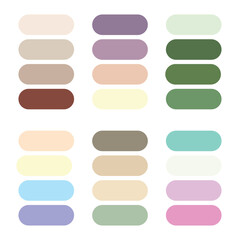 Obraz premium Abstract color palette Color swatches