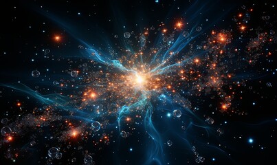 Floating Cluster of Bubbles