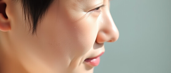 Fototapeta premium Close-up of a Woman's Face