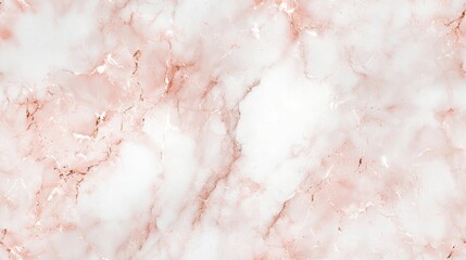 Fototapeta premium Light Pink Marble Texture with Rose Gold Veins Seamless Design