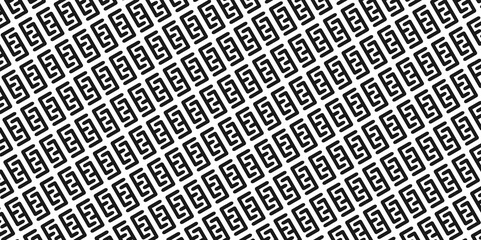 Abstract black and white technology concept diamond geometric puzzle pattern background. gradient vector art illustration. dark and trendy business template . futuristic concept background