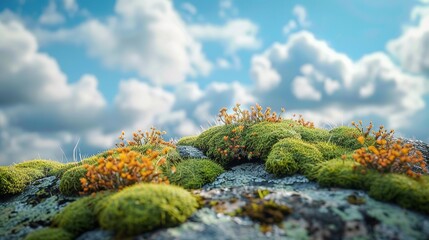 Outdoor green space nature shooting scene