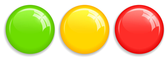 Magnet pin button, shiny web design elements