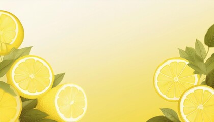 黄色いグラデーション背景