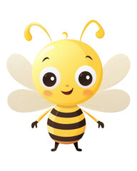PNG Bee outdoors cartoon animal.