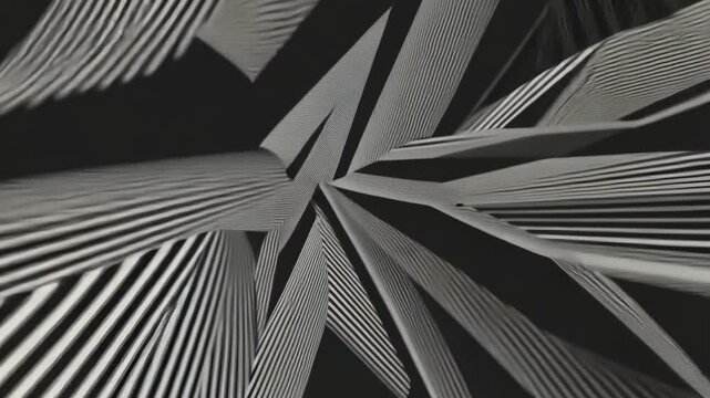 Abstract Retro Pattern with flickering animation