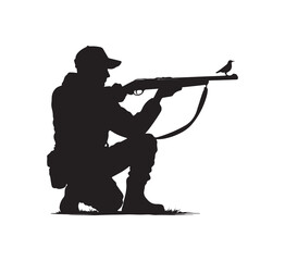 silhouette of a soldier