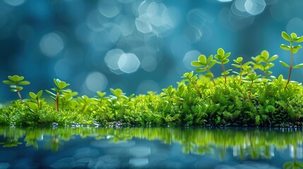 Outdoor green space nature shooting scene