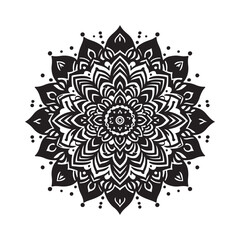 Mandala Pattern Stencil doodles sketch