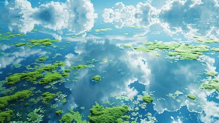 Outdoor green space nature shooting scene