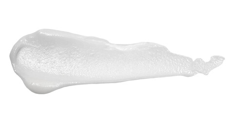 Render lard, pig fat spread isolated on white background