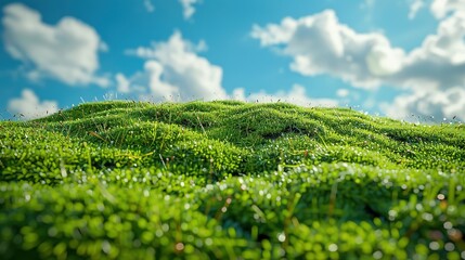 Outdoor green space nature shooting scene