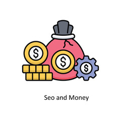 Website Ranking vector filled outline Icon Design illustration. Smart Home and Technology Symbol on White background EPS 10 File