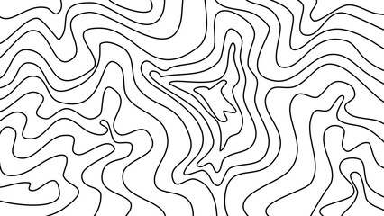 Topographic line contour map background