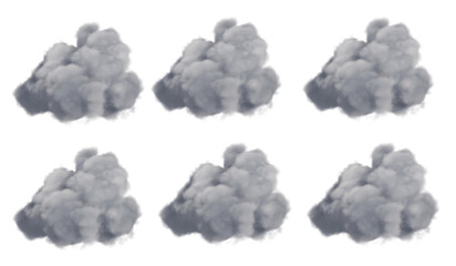 cloud, smoke or cotton for design or animation