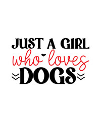 Dog SVG Bundle, Valentine's Day Dog SVG, Puppy Love SVG, Digital Download, Cut Files, Sublimation, Clipart
