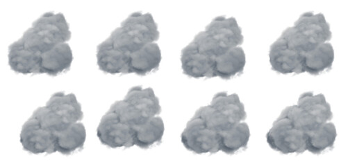 cloud, smoke or cotton for design or animation