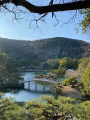 Naklejka premium Ritsurin Garden