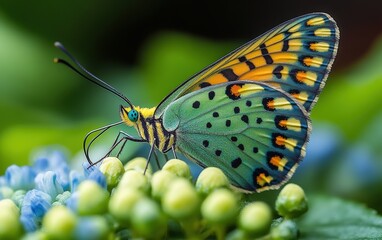 Obraz premium butterfly on a flower 
