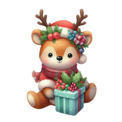 Watercolor Christmas  Clipart