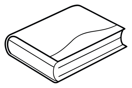 recommend clip art: Book line art vector illustration