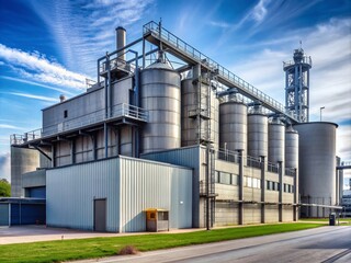 Industrial Facility Protection: Industrial, Fortified, Gray, Secure
