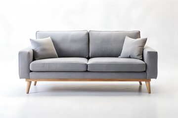 gray sofa with minimalist style