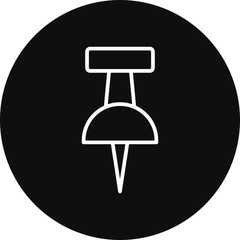 Pin Vector Icon Design