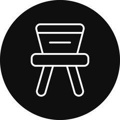 Baby Chair Vector Icon Design