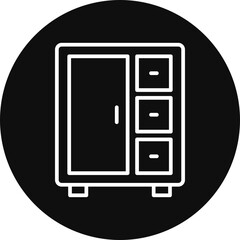 Cupboard Vector Icon Design