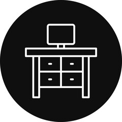 Workplace Vector Icon Design